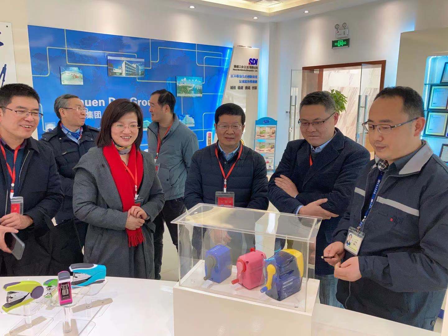 Chen Yuebo, Director of Wujin District Taiwan Office, Changzhou City, visited Shunde Industry for research and exchange